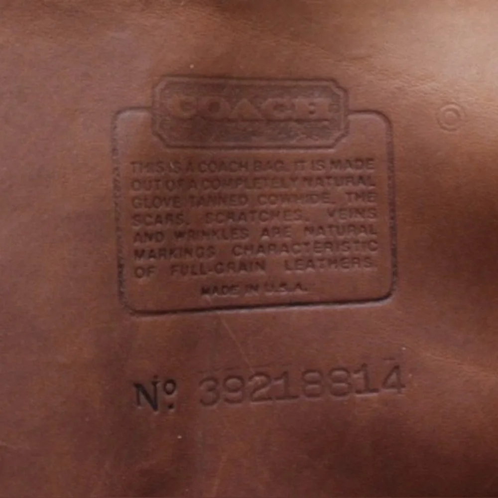 Vintage Coach Large Envelope Portfolio Briefcase